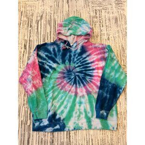 NEW Delta Fleece women's large tie-dye fleece lined sweatshirt